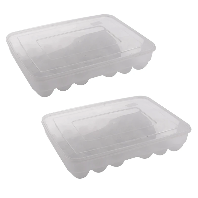 

Прозрачная Однослойная корзина для яиц с 34 ячейками, пластиковый контейнер для хранения еды, домашняя кухонная коробка для яиц, 2 шт.