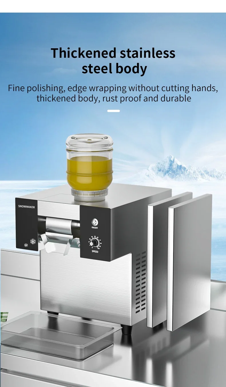 Машина для изготовления снега дробилка льда машина снежинок автоматическая