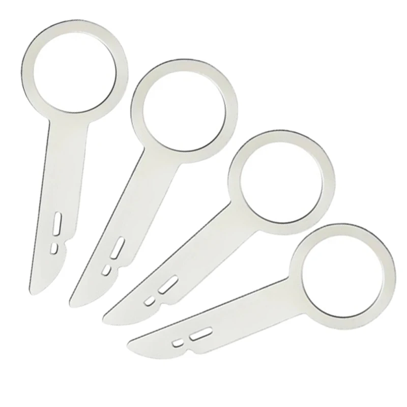 

4Pcs Auto Radio Removal Tool Stereo Key Release Pin Head Unit Audio Practical Appliance Extraction Car Repair Tools Accessories