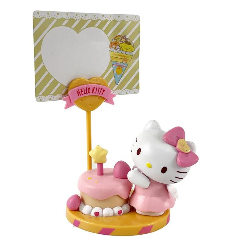 Sanrio Hello Kitty Kuromi Melody Pochacco Cinnamoroll Pom Purin десертная записка игрушка слепая коробка