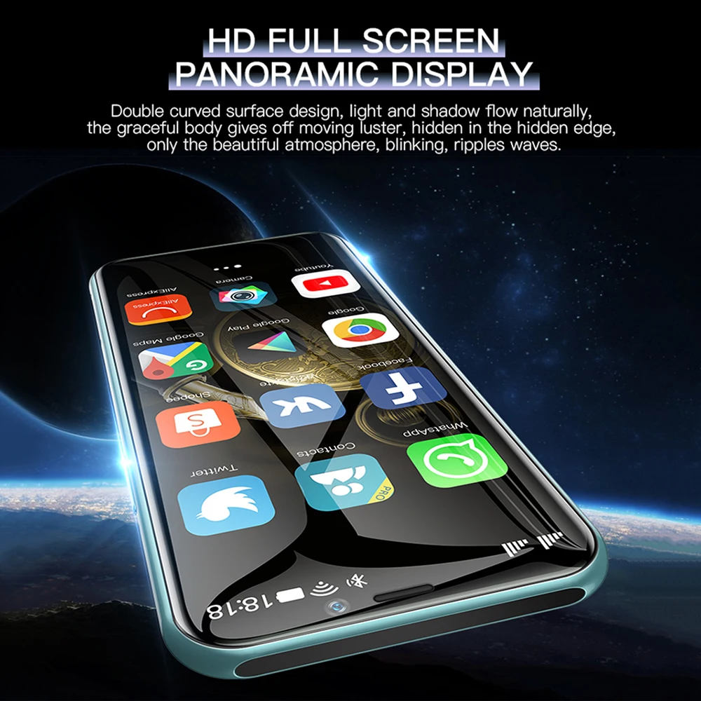 Ultra Thin SOYES S10-H Mini Smartphone Google Play Store Android 9.0 Dual SIM 4G LTE Small Mobile Phone With Face Recognition