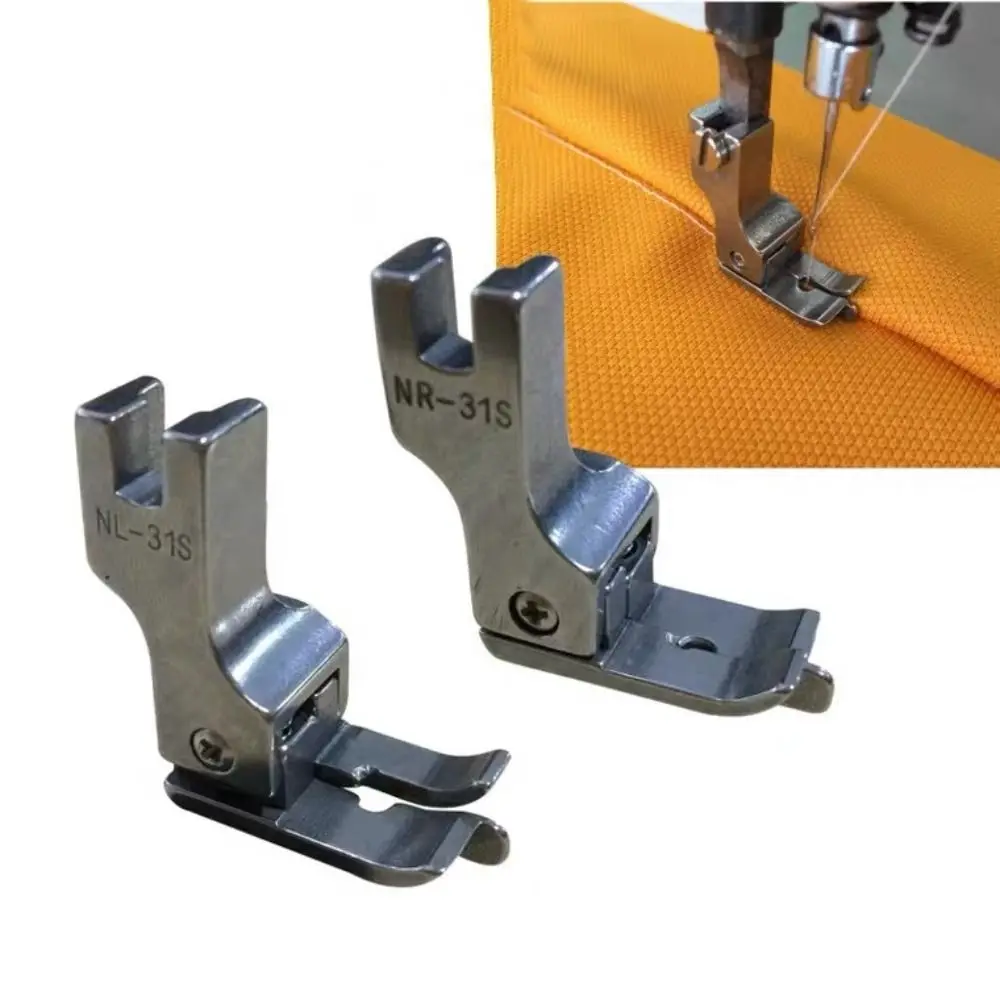 

1PCS NR-31S NL-31S Right Left Stitch in Ditch Guide Presser Foot For Pack Waist Hidden Industrial Lockstitch Sewing Accessories