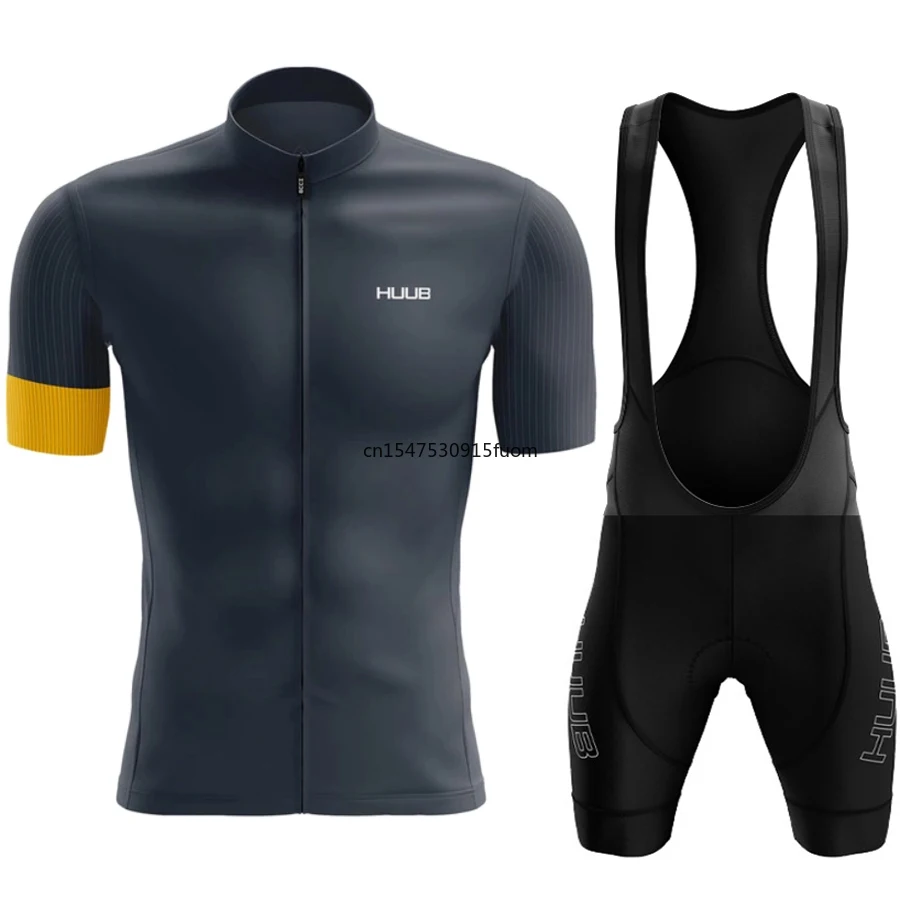 

New 2022 HUUB Cycling Jersey Set Summer Cycling Clothing MTB Bike Clothes Uniform Maillot Ropa Ciclismo Man Cycling Bicycle Suit