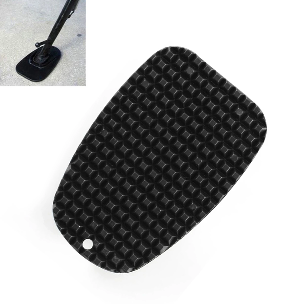 

Durable Motorcycle Motorbike Kickstand Pad Motorbike Foot Side Stand Support Plate for Snow Slippery Road Hot Road Grass Sand