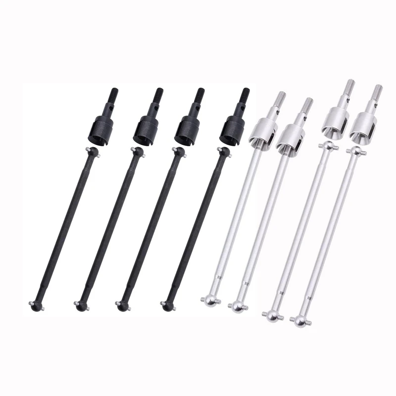 

2 комплекта 08029 Dogbones 89,5 мм & Stub колесная ось 02033 приводной вал для 1/10 Redcat HSP превышает черный и серебристый