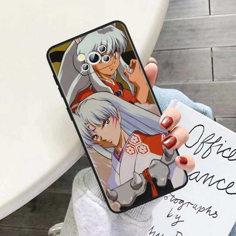 Красивый чехол для телефона из аниме Inuyasha Xiaomi Poco F2 F3 F4 F5 X2 X3 X4 X5 C40 C65 M3 M4 M5 M6 Pro GT NFC