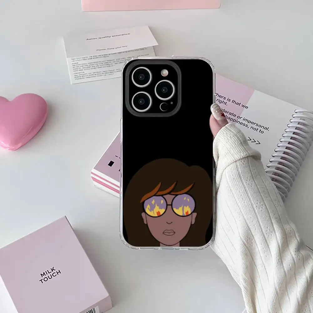 Фото Humor D-Daria Morgendorffer Прозрачный защитный чехол для телефона iPhone 11, 12, 13, 14, 15, 16, 17 Pro Max Plus Air Mini №5