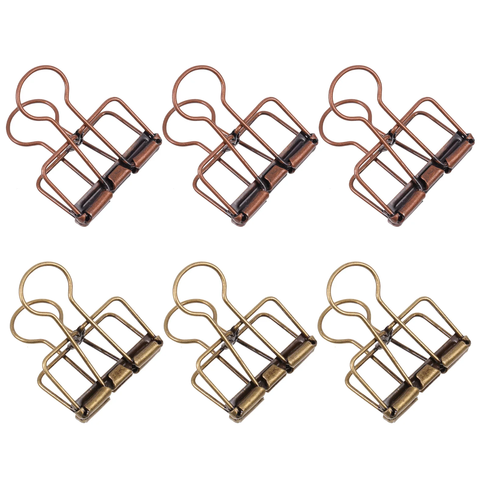 

6 Pcs Hollow-out Long-tail Notes Paper Clips Notes Collection Clips (Assorted Color)