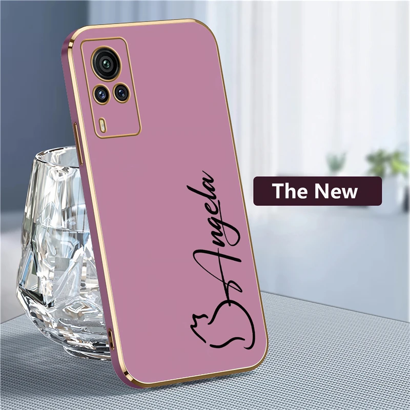 DIY наименование флейта для VIVO X60 Pro X90 X70 X80 X90 V15 V17 V20 V21E V23E V25 V27 V5 Plus индивидуальный силиконовый чехол Coque