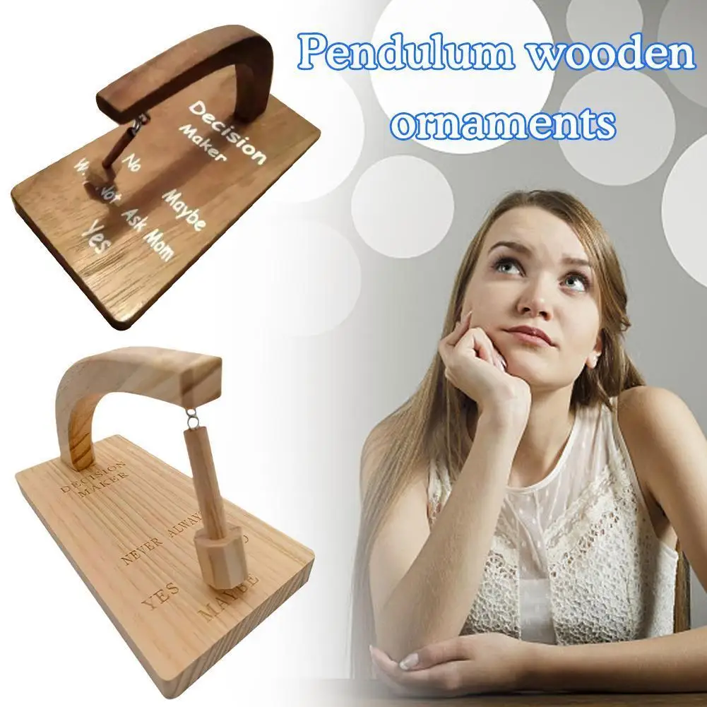 Волшебная Новинка, прибор для принятия решений, магнитный маятник, Деревянный милый прибор для руководителей и офиса, домашний и декоративный уникальный Декор Decis Y2n8