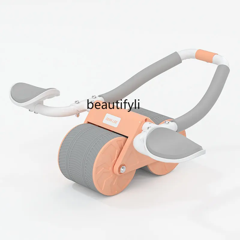 

Elbow Support Abdominal Wheel Automatic Rebound AB Roller Abdominal Muscle Training Firm Abs Thin Belly Fitness Equipment