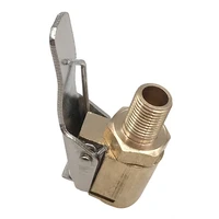 car auto brass 8mm tyre wheel tire air chuck inflator pump valve clip clamp connector adapter car accessories