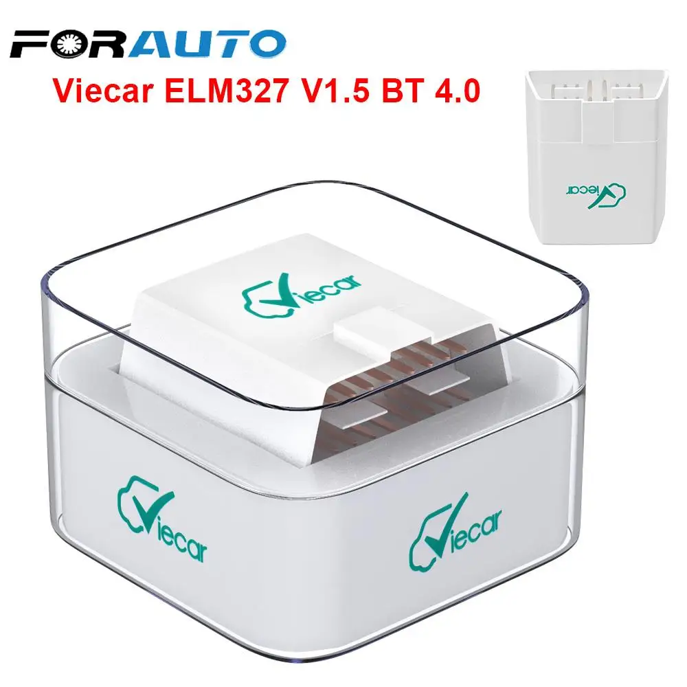 

Auto Viecar ELM 327 V1.5 OBD2 Bluetooth 4.0 For Android/IOS Original Car Diagnostic Tool OBDII Scanner Code Readers Scan Tools