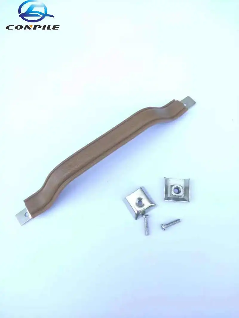 Внутренняя ручка для двери Jeep Wranler 1987-1990, практичный пластиковый ремень для подъема, коричневый, 55009801KS