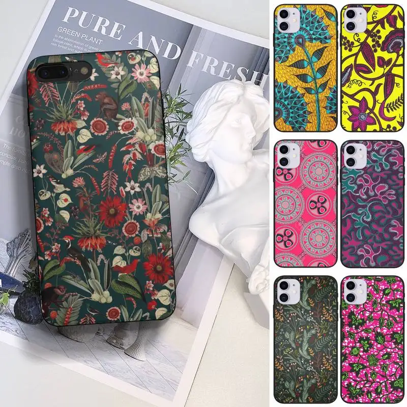

African Style Phone Case Fundas Shell Cover For HUAWEI P10 P20 P30 P40 Mate 30 40 Lite Pro