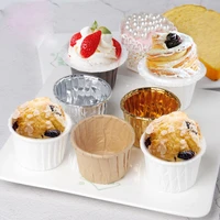 50pcs paper cake cupcake liner baking muffin box cup case party tray cake mold