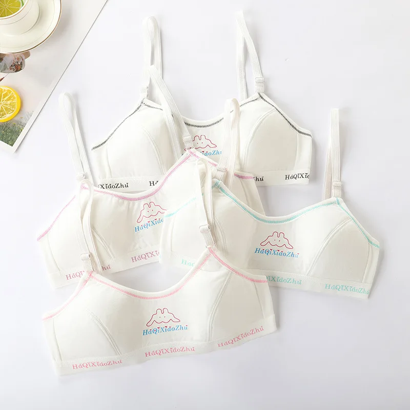 

Bra for Teen Girls Girls Underwear, No Steel Ring, Thin Junior High School Student Bra 8-12 Kids Underwear for Girls Sports Bras