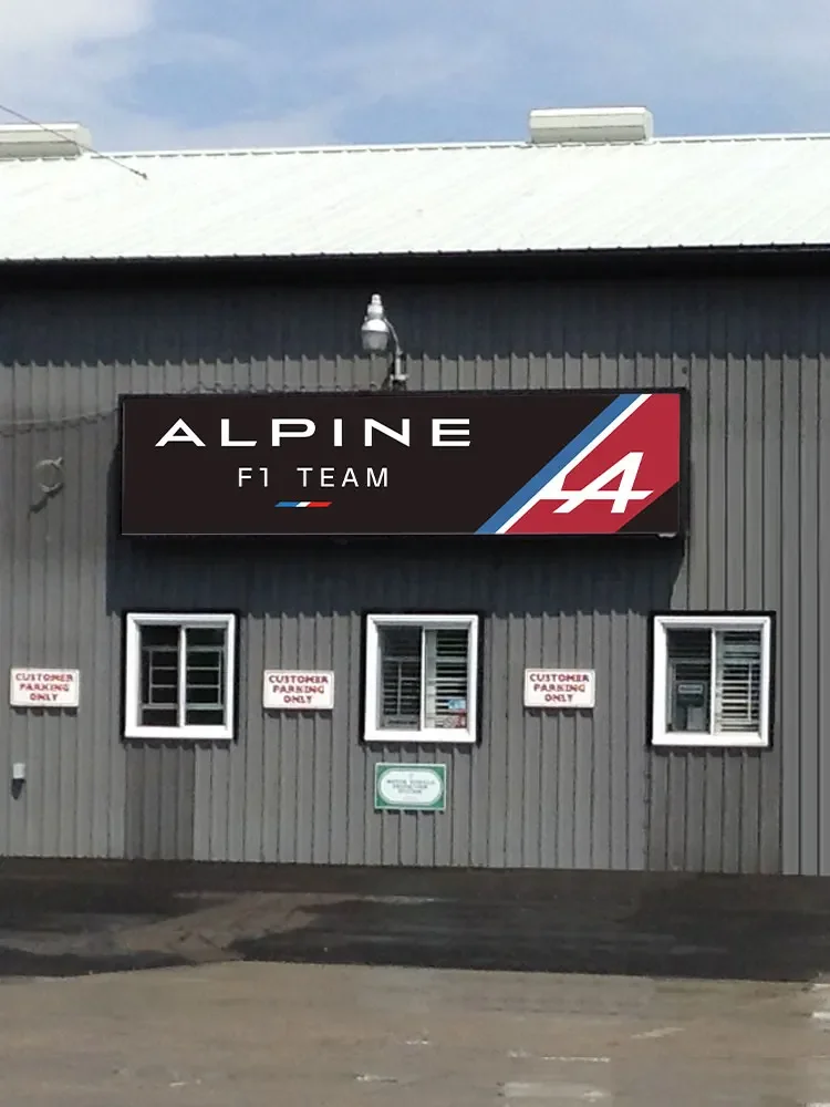 Bandera alpina impresa para AR o экстерьер tapiz de 60x240 см для декора