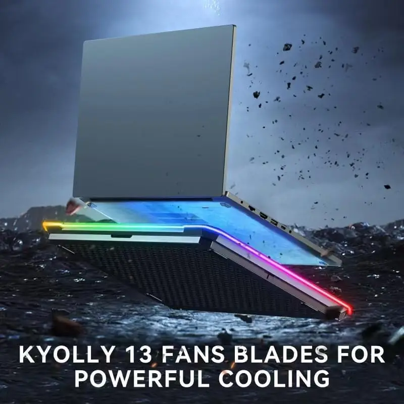 Охлаждающая подставка RGB для ноутбука кулер игрового охлаждающая с 13 тихими