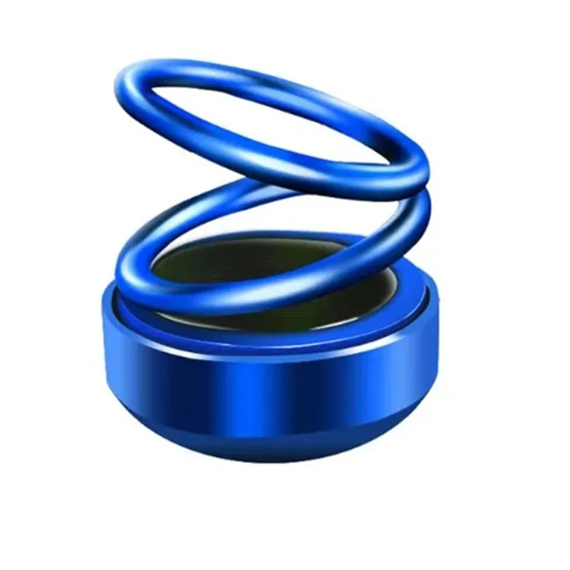 

Солнечная энергия, автомобильный освежитель воздуха для ароматерапии, двойное кольцо, вращающееся украшение для приборной панели, экологический автомобильный диффузор, духи