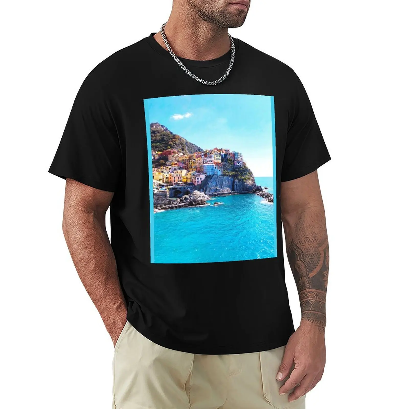 Футболка Amalfi Coast Italy Ocean Views футболка большого размера с рисунком летняя рубашка