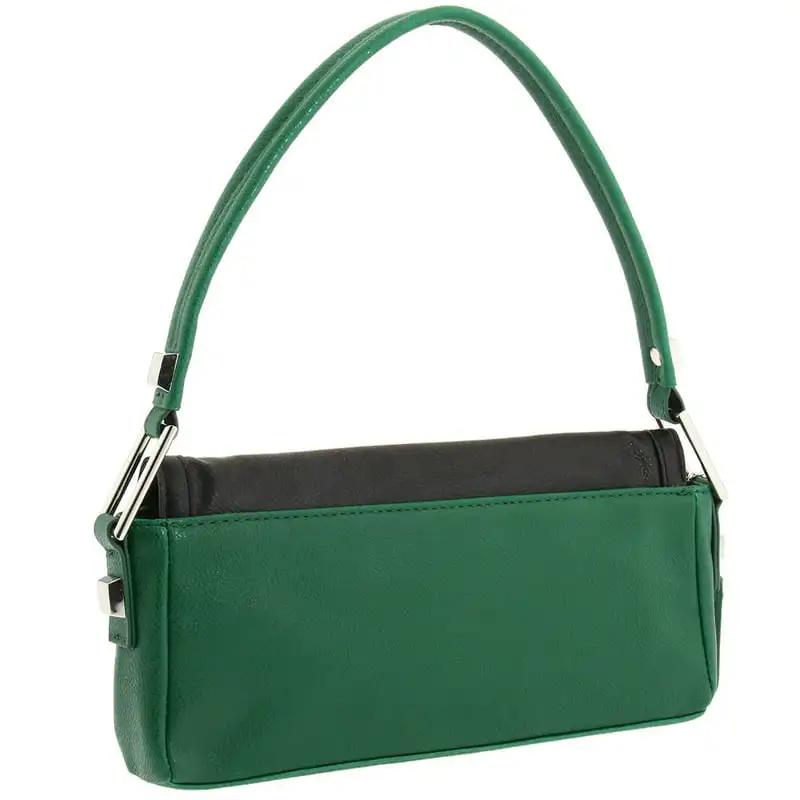 

Color Vegan Leather Handbag Luxurious Green Color Vegan Leather Magda Handbag - Perfect for Any Occasion
