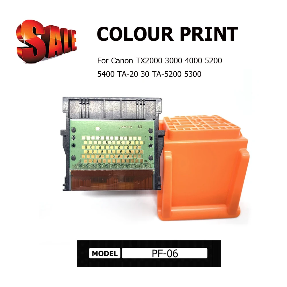

NEW PF-06 Full Colors Print Head Replacement Printhead Printer Parts for Canon TX2000 3000 4000 5200 5400 TA-20 30 TA-5200 5300