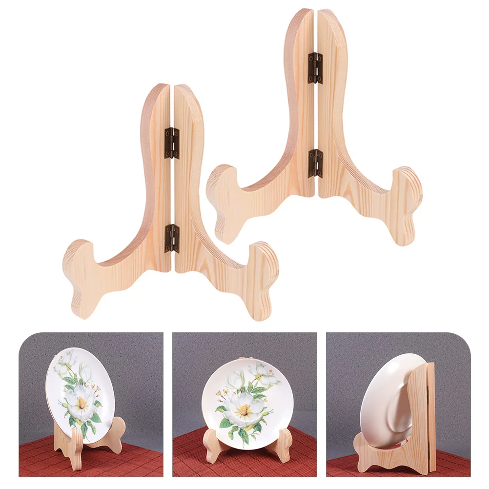 

Stand Display Plate Picture Holder Easel Tea Decorative Book Frame Frames Stands Cell Ornament Brick Storage Puerh Dish Chinese