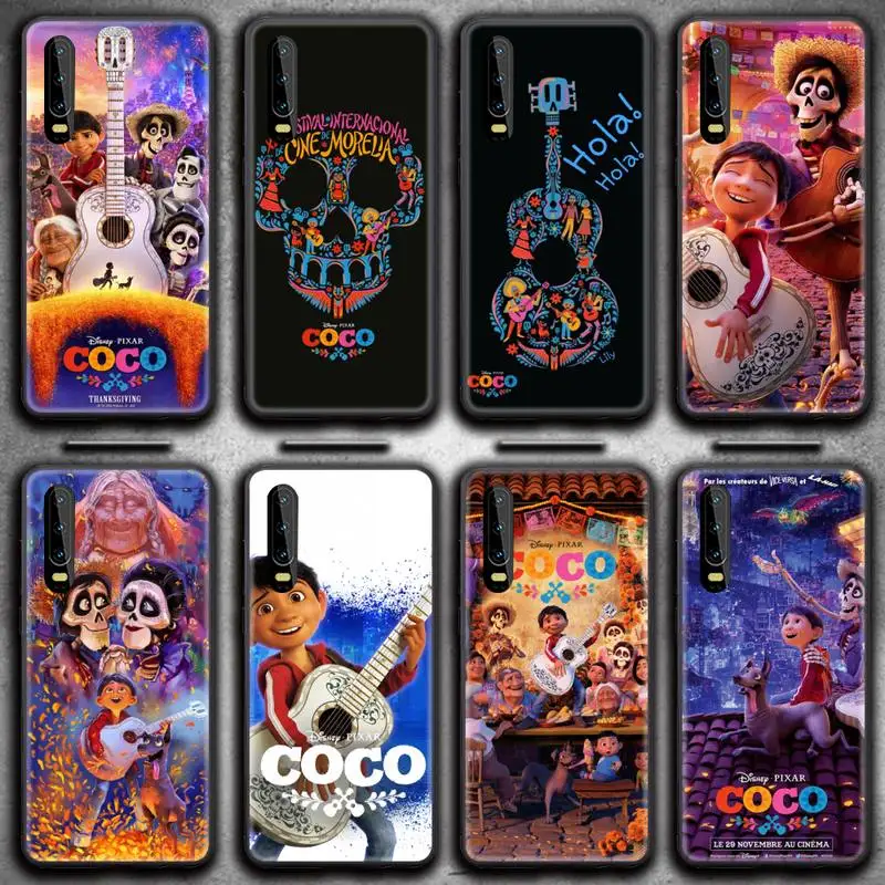 

Disney Coco Phone Case for Huawei P20 P30 P40 lite E Pro Mate 40 30 20 Pro P Smart 2020