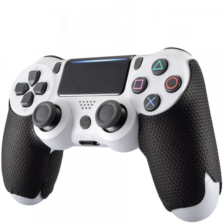 Левая и правая ручка противоскользящий чехол кожаный Dualshock PS4 Pro тонкий