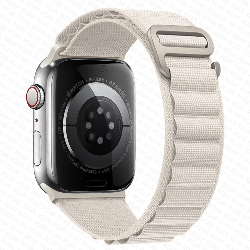 Фото Ремешок Alpine для Apple watch band 49 мм 44 мм 40 мм 45 мм 41 мм 42 мм 38 мм 49 40 44 45 мм, браслет для iWatch Ultra series 7 6 3 se 8 №3