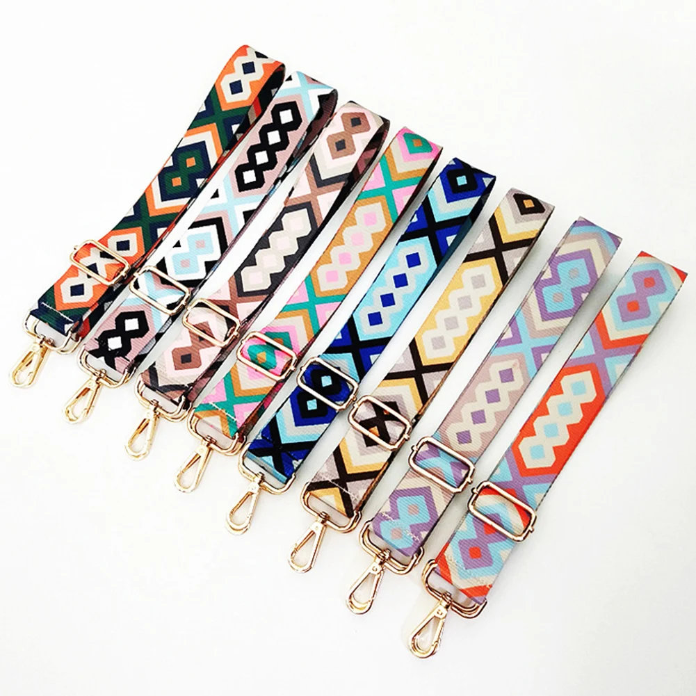 

2022 Ethnic Style Bag Belt Bag Handle Bag Strap For Women Removable Adjustable DIY Shoulder Handbag Accessories Bag Straps