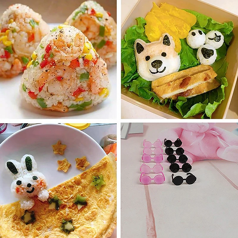 

5 шт., пластиковые очки для кукольного домика, 17/30 см