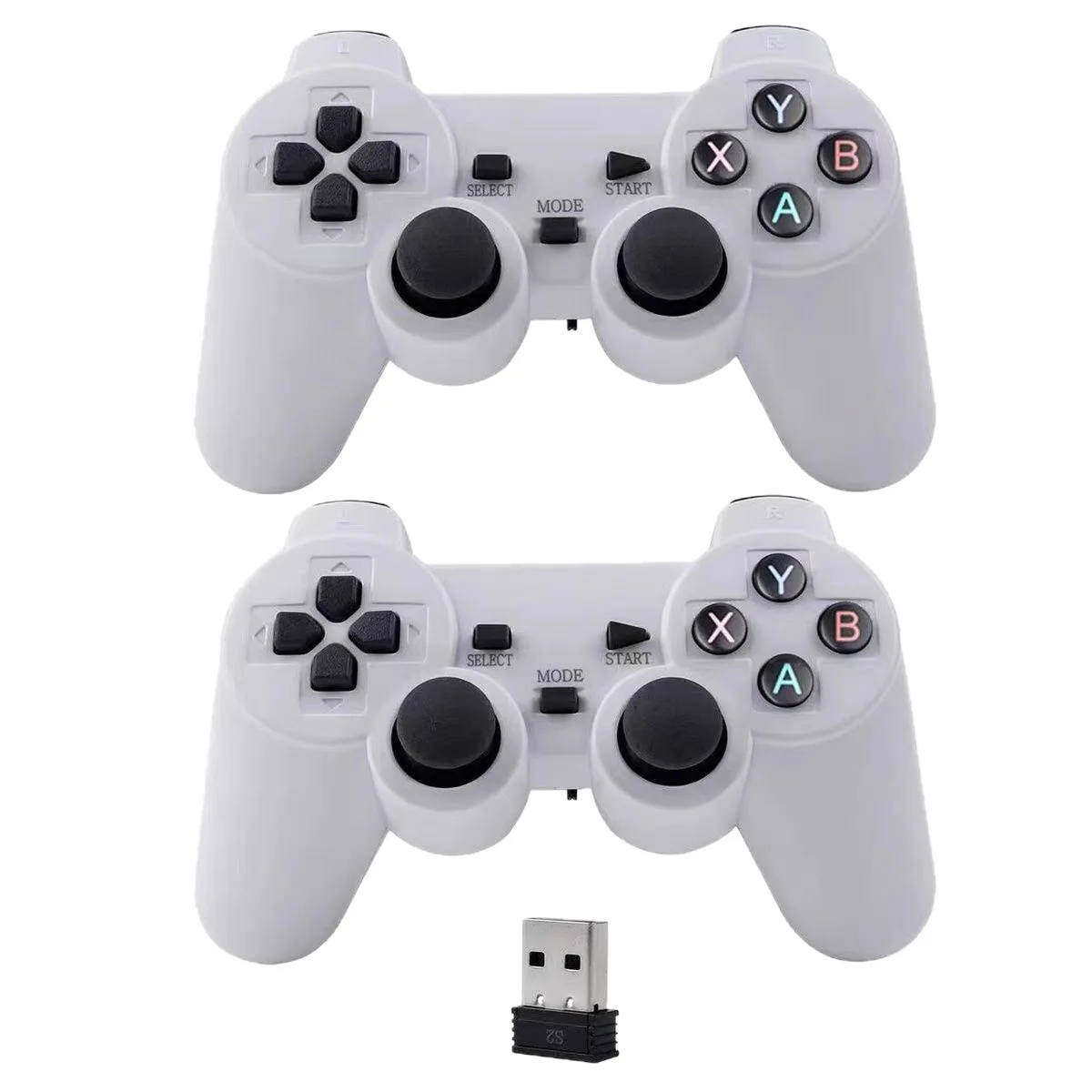 Беспроводной Bluetooth-приемник Game Box 2.4G, беспроводной двойной контроллер без моторов (art.: 3920da2e0e889) - 3920da2e0e889