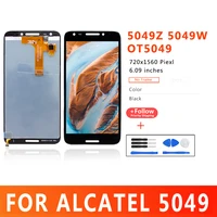 5 5inch lcd for alcatel a30 fierce plus 5049 touch screen display for t mobile revvl 5049z 5049w ot5049 lcd digitizer assembly