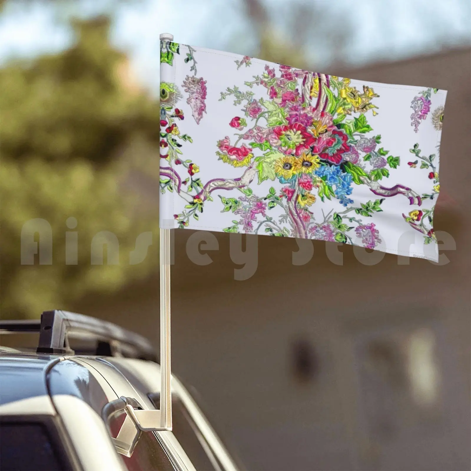 Будуарный флаг Марии-Антуанетты автомобиля печать на заказ перья для спальни в