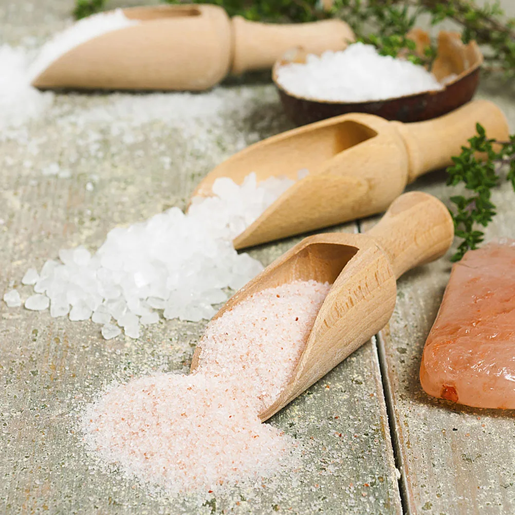 Ложка деревянная чайная для соли кофе мини-сахарница десерт конфеты