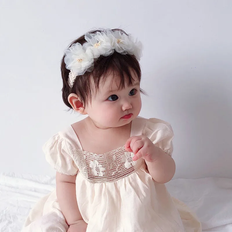 

Fashion 2023 Girls Headband Cute Baby Elastic Hair Band Newborn DIY Jewelry Photographed Photos Children Hair Accessories