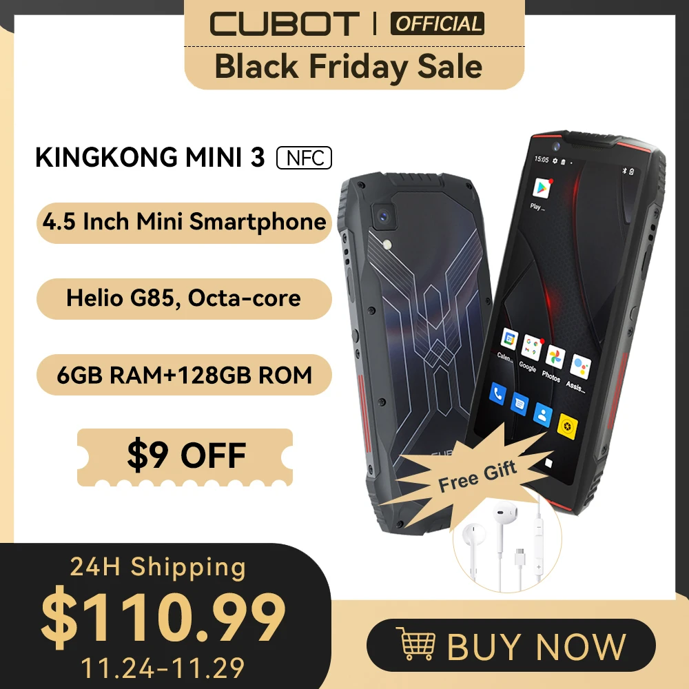 Cubot KingKong MINI 3, 4.5