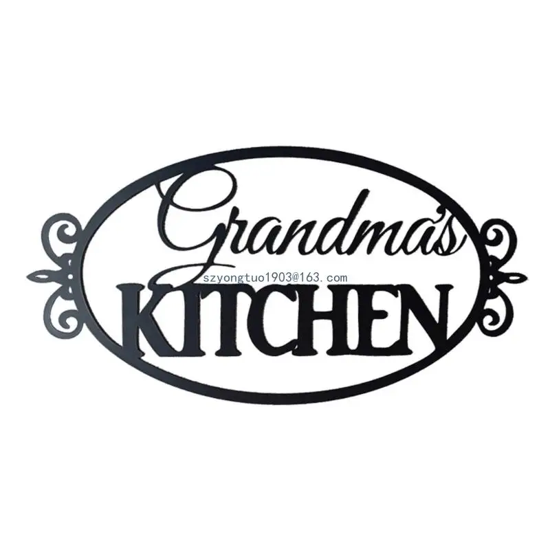 

Metal Sign for Kitchen Wall Art Decor Grandmas Kitchen Mothers Day