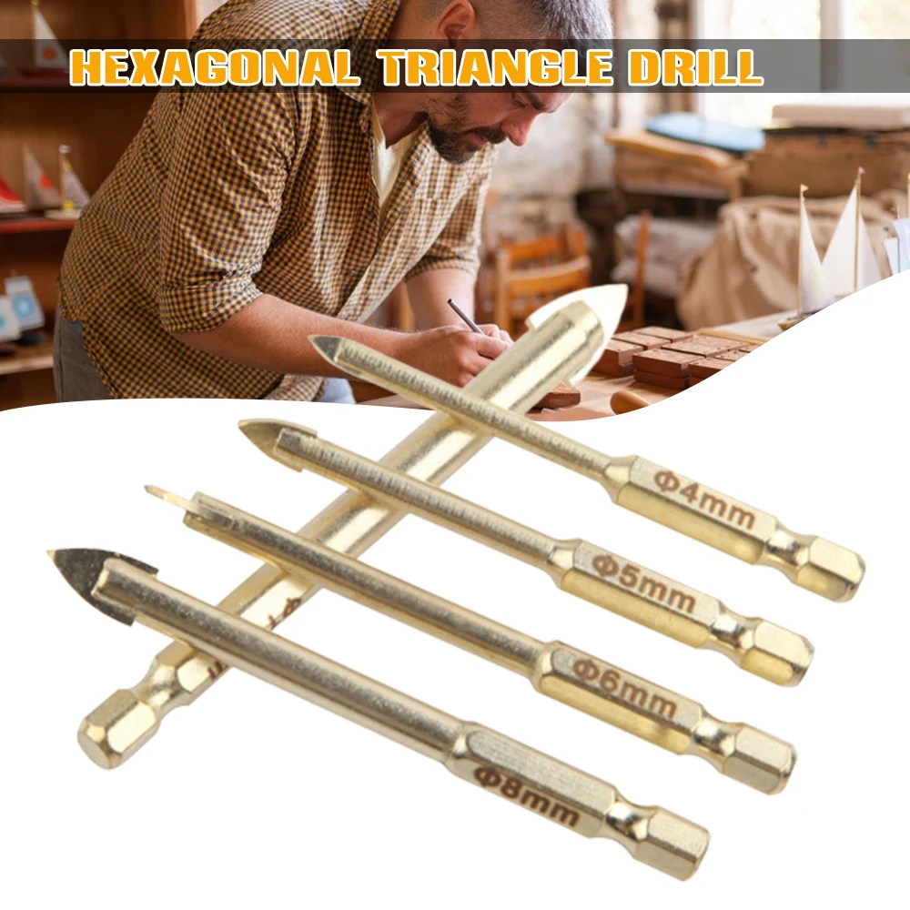

Drill Bit Set Multifunctional Hex Shank Drilling Tools Tile Concrete Drill Bit Masonry Drill Bit Sets PRE