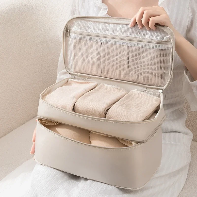 Double-Layer 3-in-1 Travel Organizer