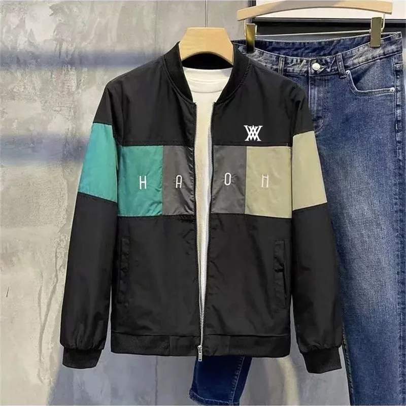 

Mens Golf Jacket Golf sportswear windbreaker men's autumn outdoor long sleeve Spring men's jacket casual coat Golf wear 2022