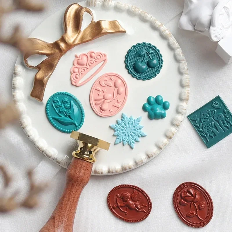 Металлическая сургучная печать тисненые головки сделай сам скрапбукинг