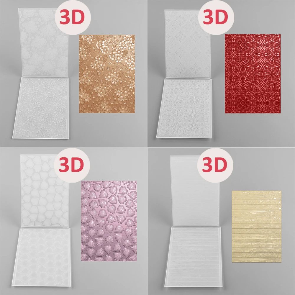 Винтажная Папка С 3d Тиснением В Виде Плитки Форме Сердца Деревянная Панель