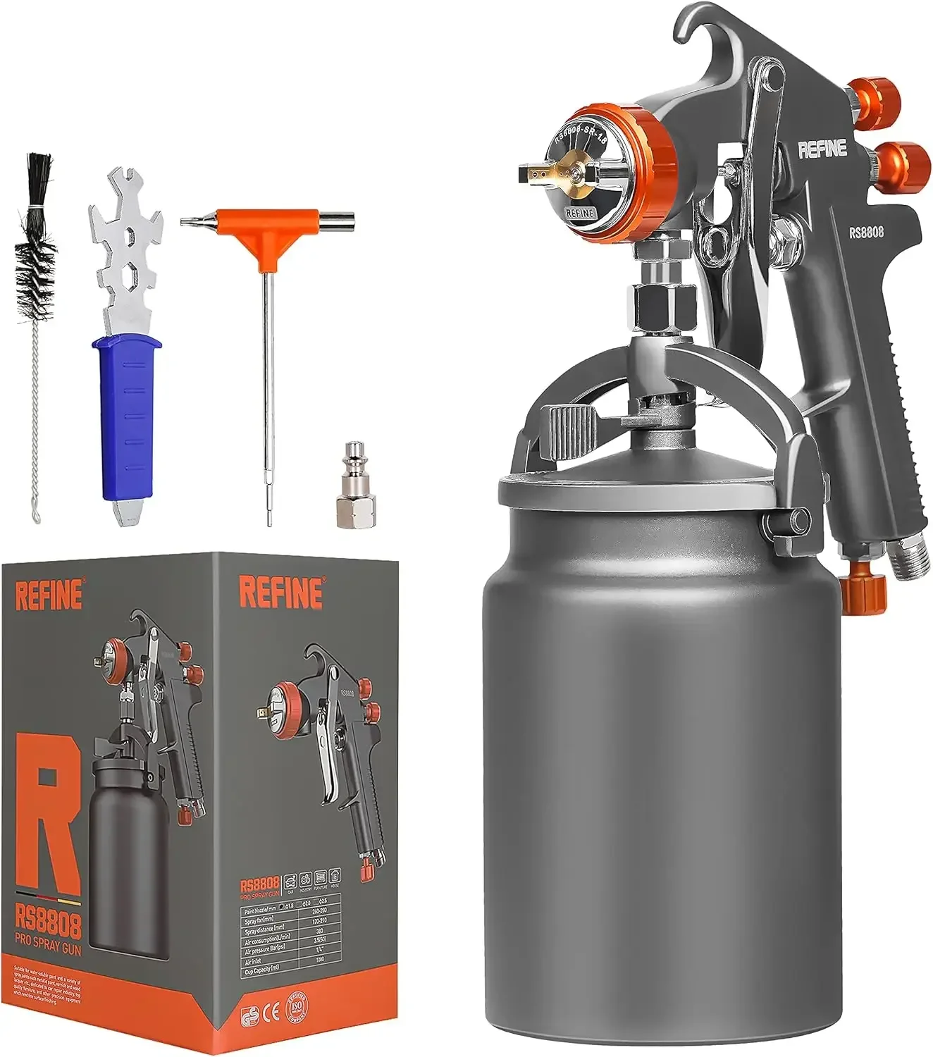 Пистолет-распылитель сифонный воздушный пистолет-распылитель сопло 1 8 мм