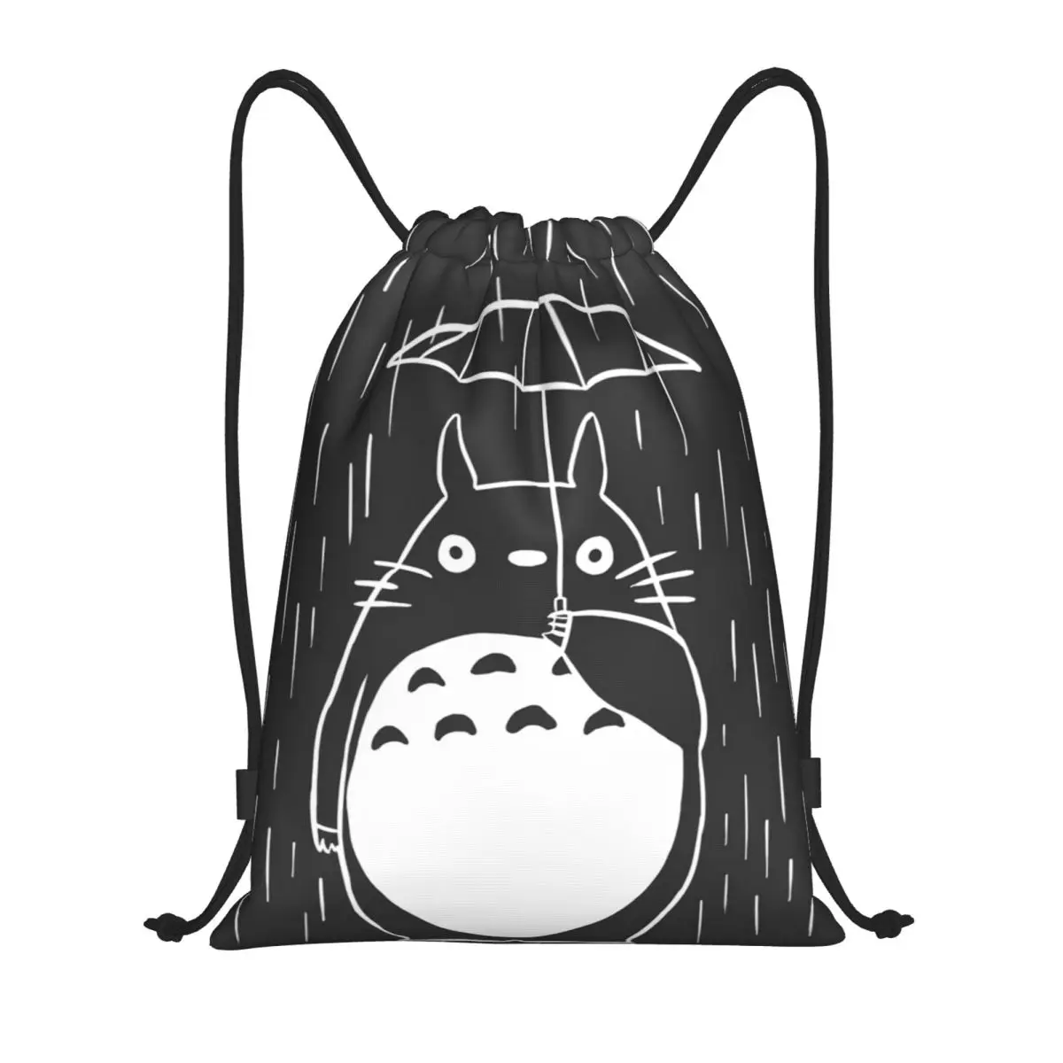 

My Neighbor Totoro Studio Anime Drawstring Bag Women Men Foldable Sports Gym Sackpack Hayao Miyazaki Manga Shopping Backpacks