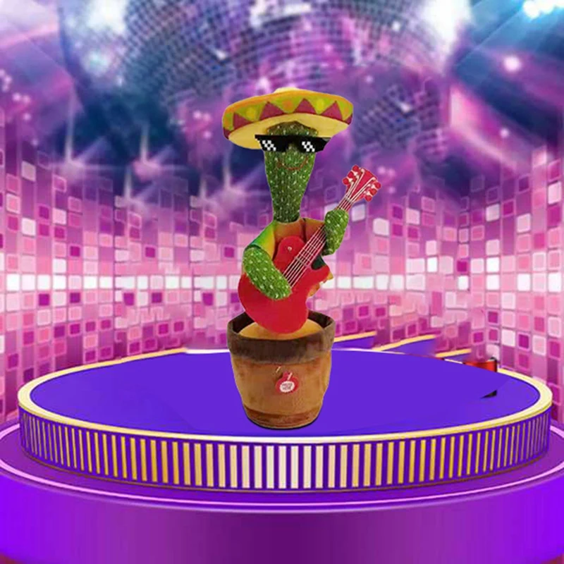 

Lovely Toy Dancing Cactus Doll Can Sing Toy Kawaii Cactus Toys Children Home Decor Accessories