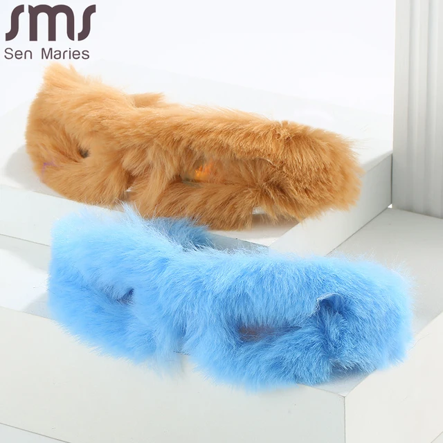 Fashion Soft Full Woollen Sunglasses New Women Men Y2K Trends Cat Eye Fur Velvet Sun Glasses Female Designer Eyeglasses Oculos 5