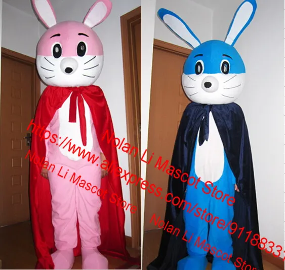 

Высококачественный костюм-Талисман из ЭВА, розовый и синий кролик, мультяшный набор, рекламная игра, ролевые игры, подарок для взрослых, размер 167